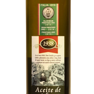 Aceite de Oliva 1938 Vidrio 500 ml