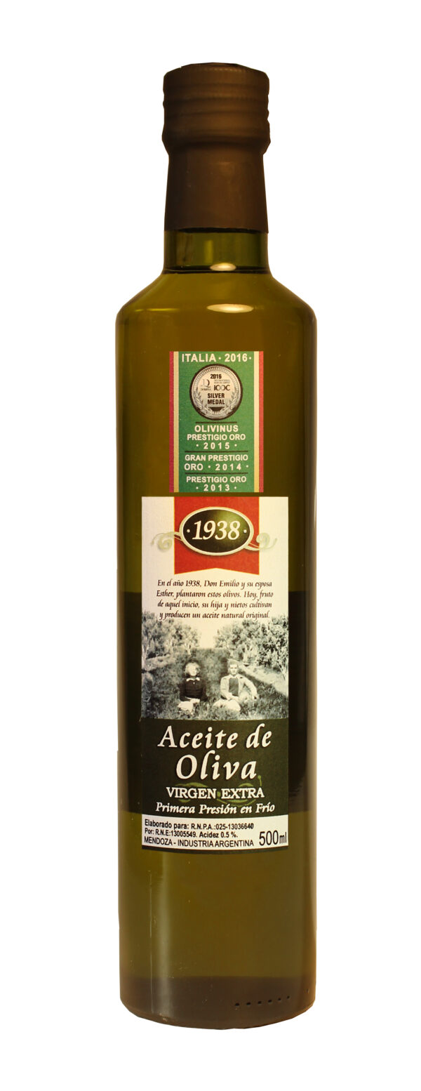 Aceite de Oliva 1938 Vidrio 500 ml